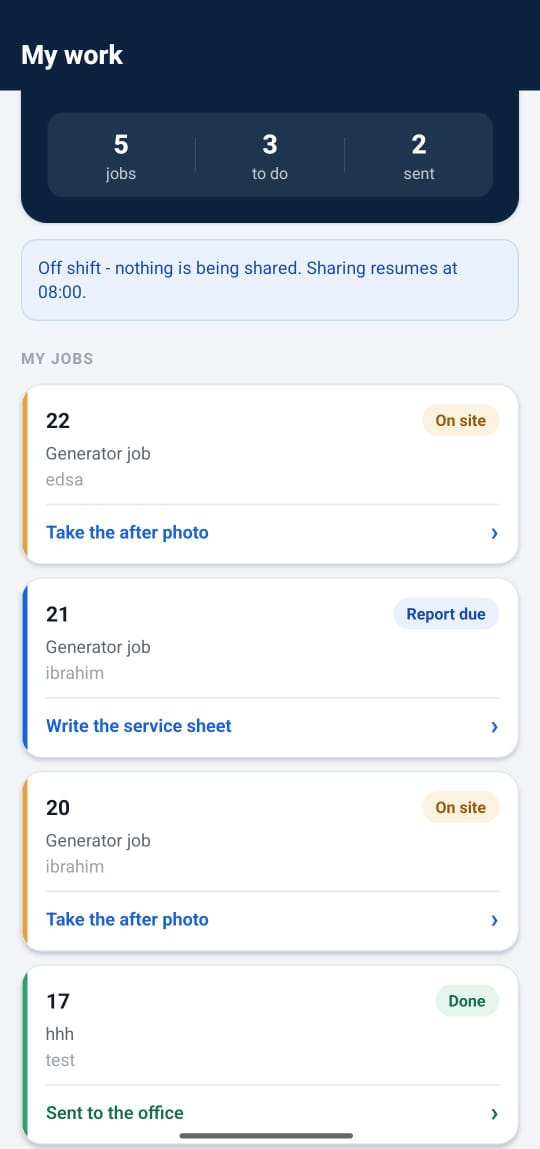 IPCS Power mobile app